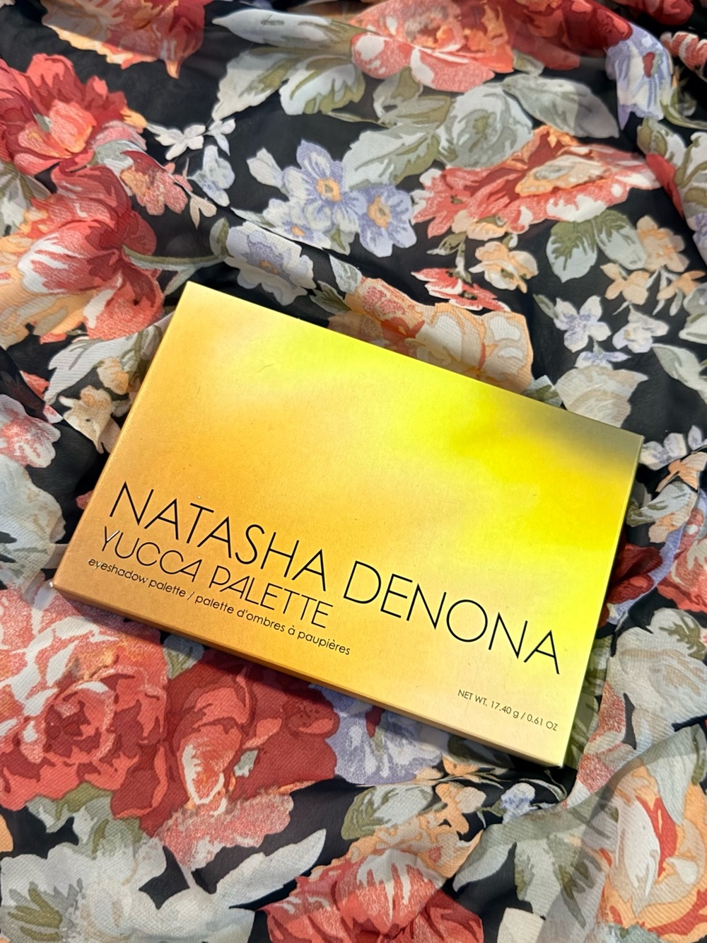 Natasha Denona Yucca Eyeshadow Palette - Yellow Gradient Packaging